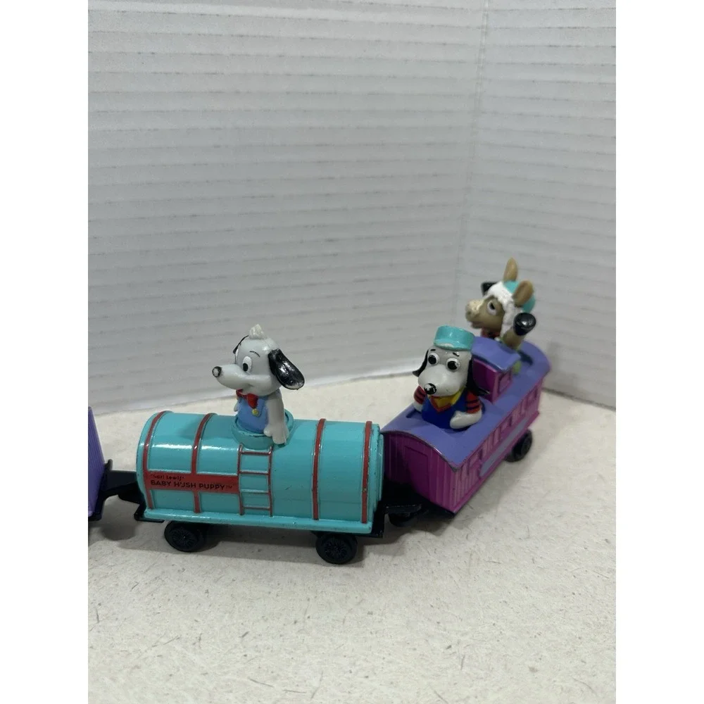 Vintage 1994 ERTL Shari Lewis Lamb Chop Toy Kids Train Set Diecast 6 Car Set